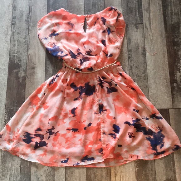 IZ Byer Floral Dress - Picture 3 of 3